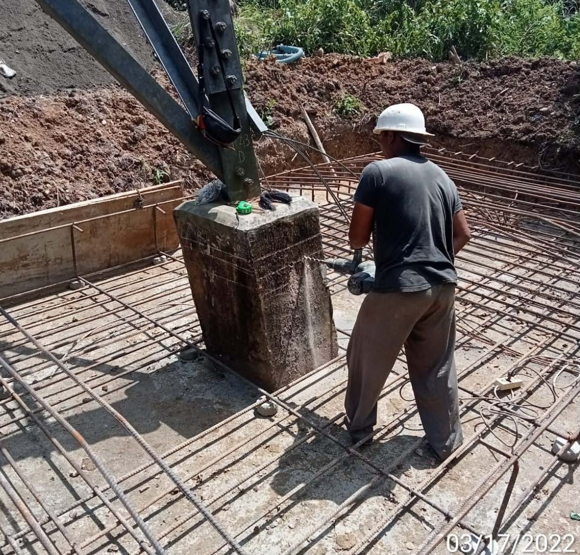 Drilling Chimney Existing